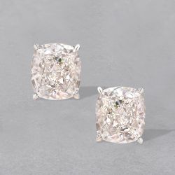 Classic Cushion Cut Stud Earrings