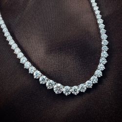 Classic Round Cut Necklace 