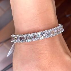 Classic Emerald Cut Tennis Bracelet