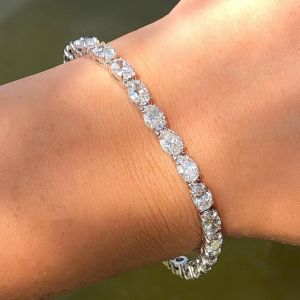 Classic Oval Cut Tennis Bracelet