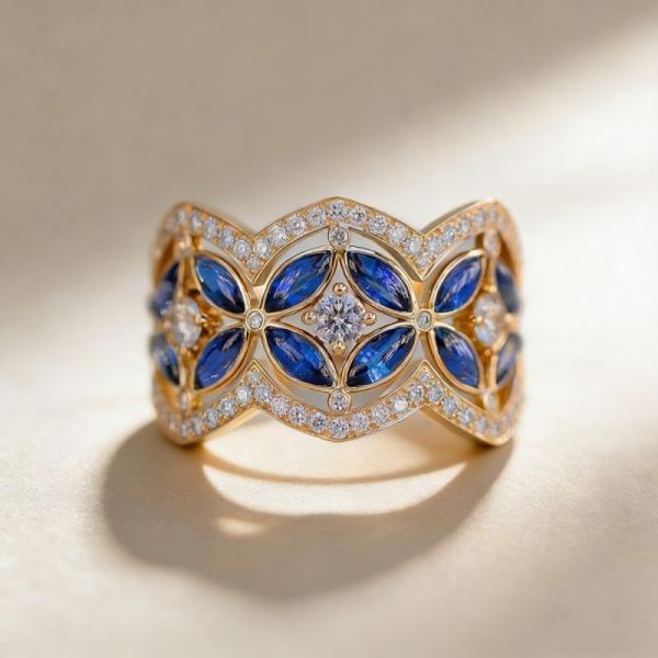 Blue Sapphire Wedding Band Ideas: Elegant Styles for a Timeless Look