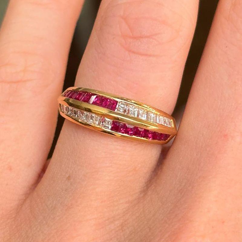 Why Are Red Wedding Rings Sets Becoming the New Symbol of Passion and Commitment?
