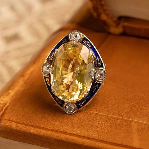 Sunshine on Your Fingertips: The Ultimate Guide to Yellow Topaz Cocktail Rings