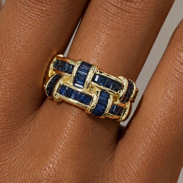 Blue Sapphire Band Ring vs Diamond Band: Which One Should You Choose?