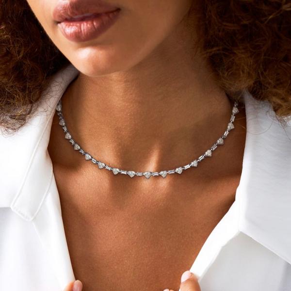 Why the Heart Tennis Necklace Is the Ultimate Symbol of Love and Elegance？